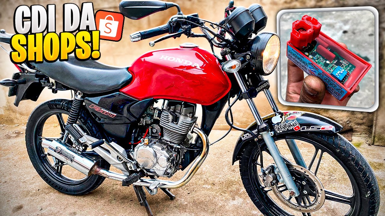 TENTANDO COLOCAR O CDI DA SHOPEE NA FAN 125 VARETA!