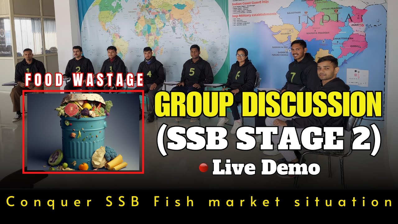 Latest SSB Interview Group Discussion on Ways to reduce Food wastage #ssb #haldwani #groupdiscussion