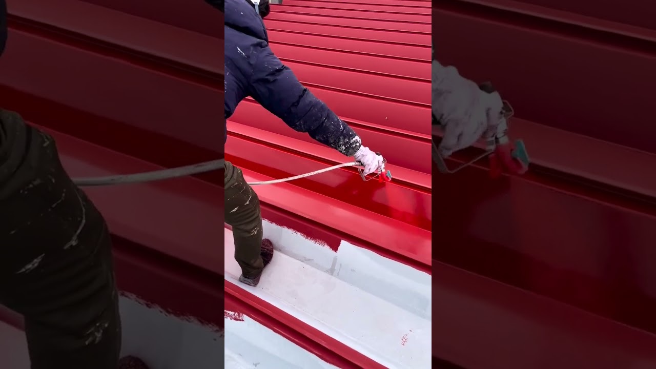 Pintura de telhado com Airless