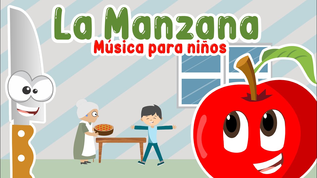 LA MANZANA SE PASEA - Canci&oacute;n Infantil - M&uacute;sica educativa | Elite Kids