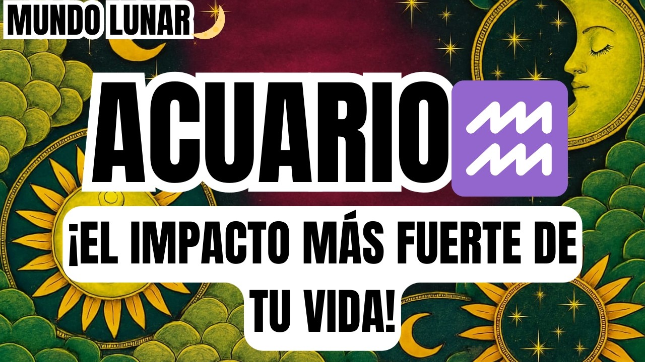ACUARIO♒¡MARTES 17 TU VIDA DA UN GIRO IMPACTANTE🔮🔥¡NO PODRÁS CREER LO QUE VIENE! ✨