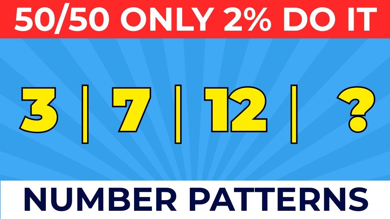 Ultimate Number Patterns Quiz 2025 | Test Your Brain with 50 Tricky Math Sequences - Part 02