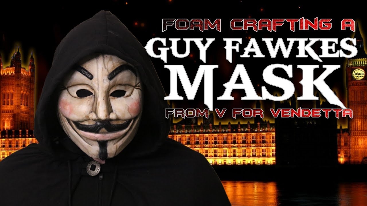 Foam Crafting a Guy Fawkes Mask