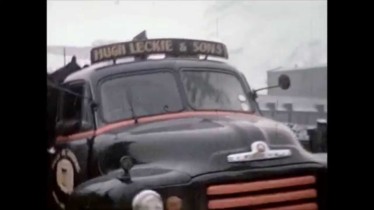 Winter Coal Deliveries in 1960's Edinburgh