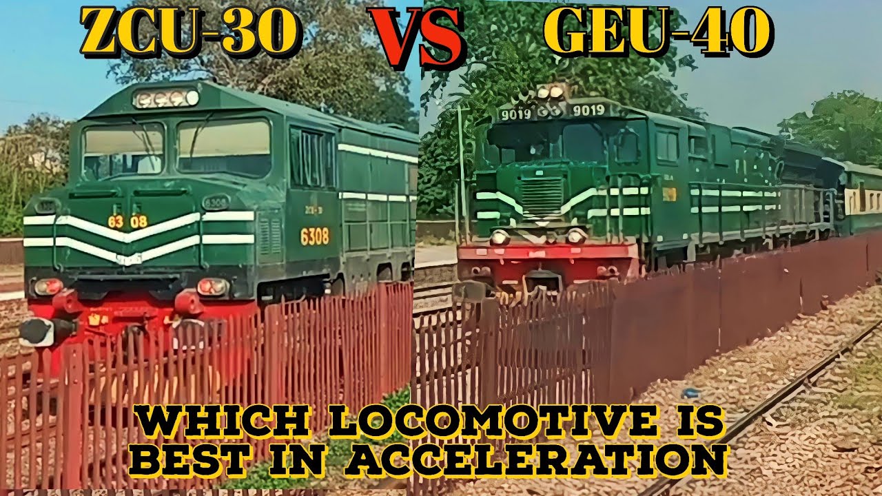 GEU-40 vs ZCU-30 which locomotive is best in Acceleration