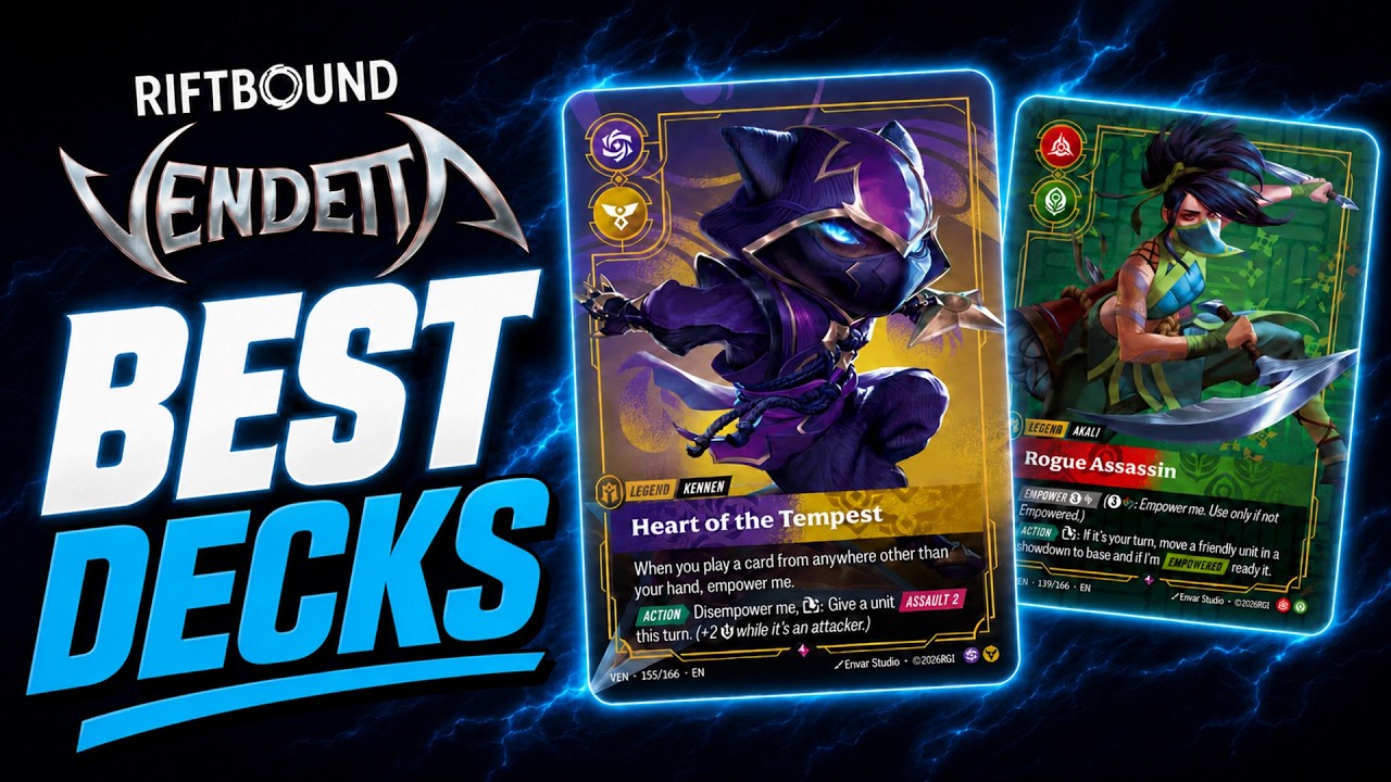 These Are The BEST Decks To Start Vendetta With! (RIFTBOUND SET 4)