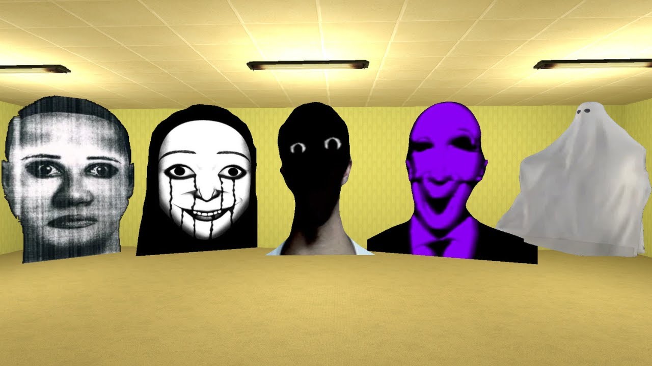 GMOD NICOS FAMILY NEXTBOTS CHASE ME IN HOTEL LOBBY#Nextbots_#Garry's world 200k