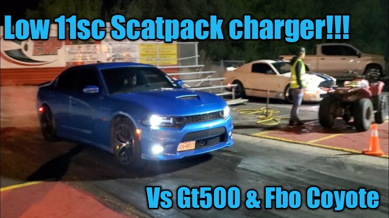 Scatpack Charger NEW JLT & 87MM Throttle Test & Drag strip