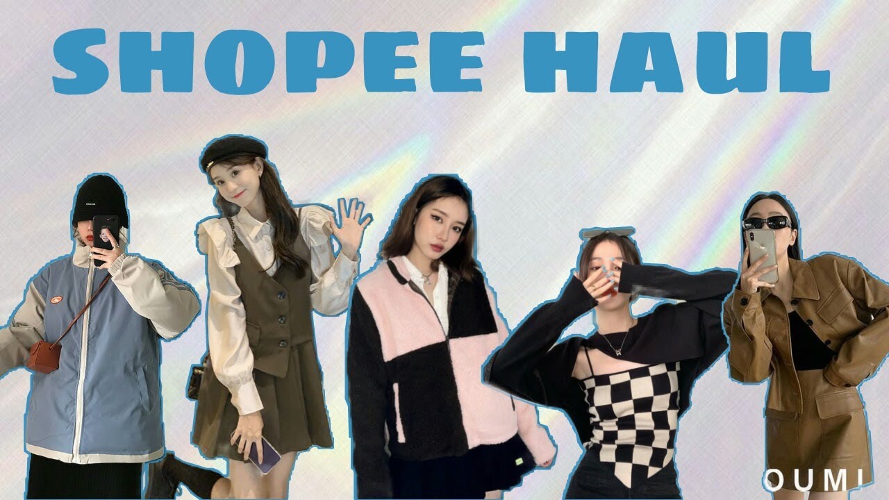 [ SHOPEE HAUL #26] TỔNG HỢP TIKTOK - UNBOXING Áo len, Quần jean, Áo khoác lông..... cho mùa Noel