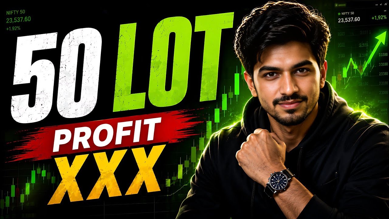 How I Trade with 50 LOT in Option Trading | Real Trades