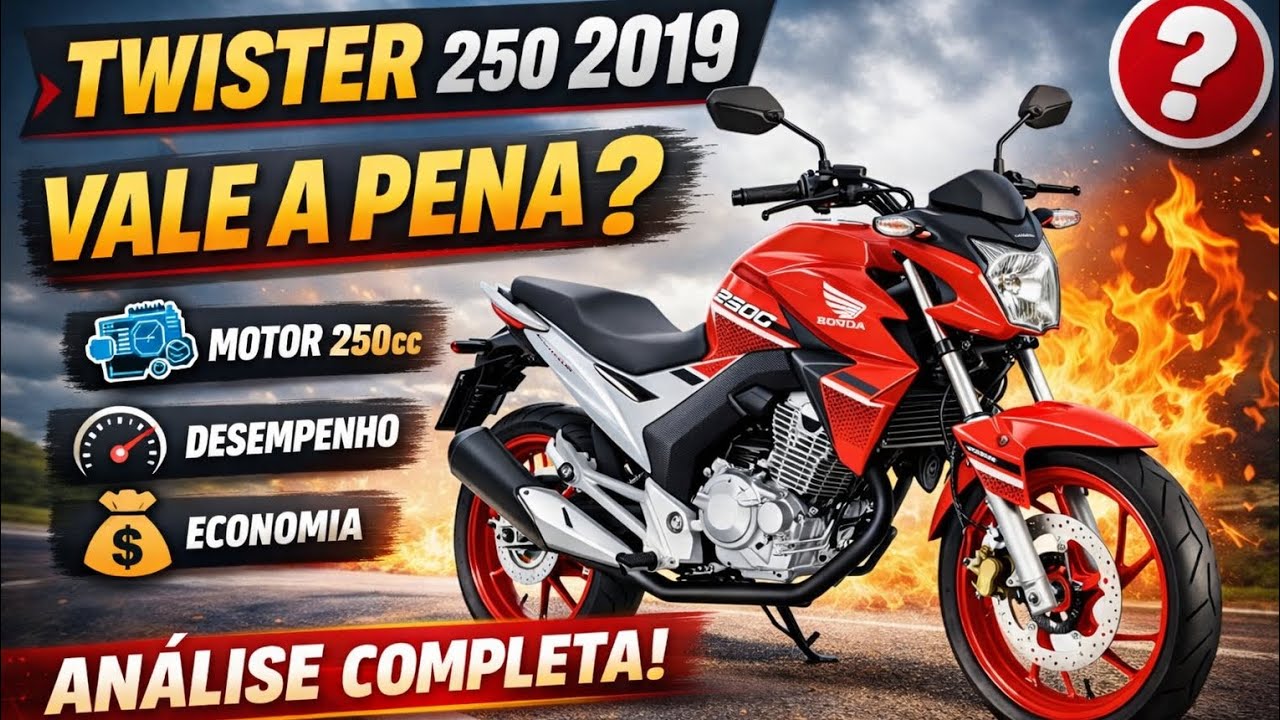 🔥 Twister 250 2019 – Vale a pena? Especificações e curiosidades! 🔥