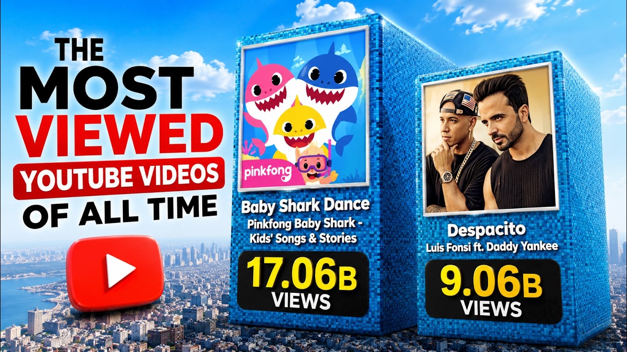 The Most Viewed YouTube Videos of All Time Comparision 2026