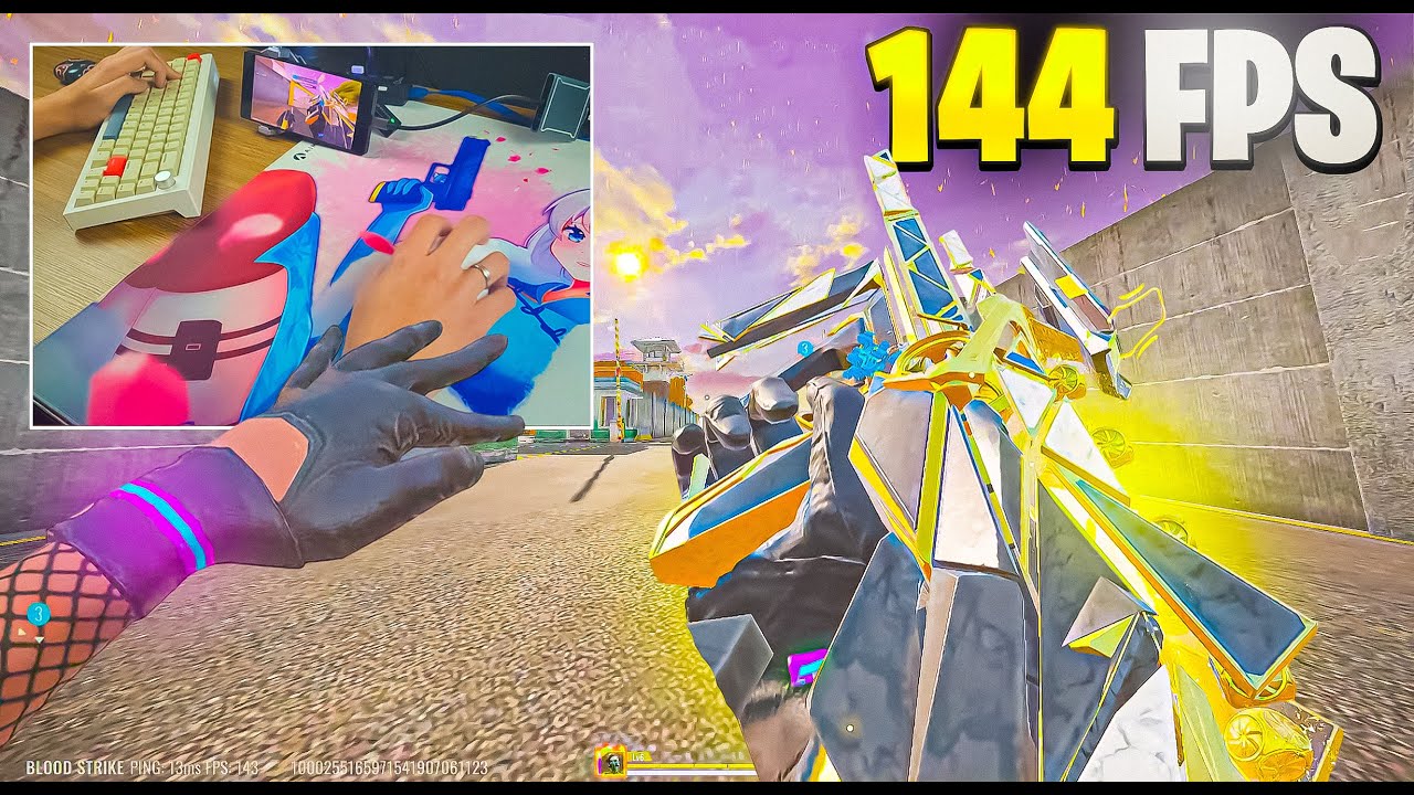 AUG EMPÍREA ETERNA A 144 FPS! MOBILADOR no BLOOD STRIKE 🔥