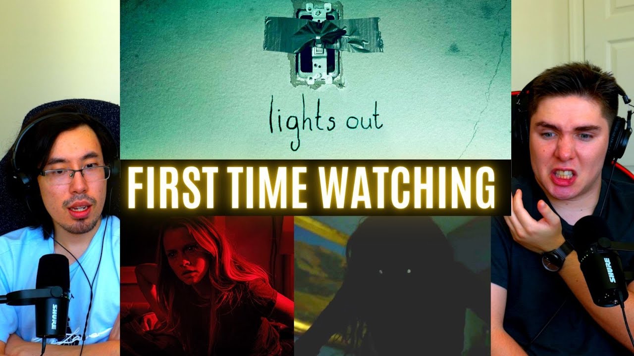 REACTING to *Lights Out* PEAK HORROR!!! (First Time Watching) Horror Movies