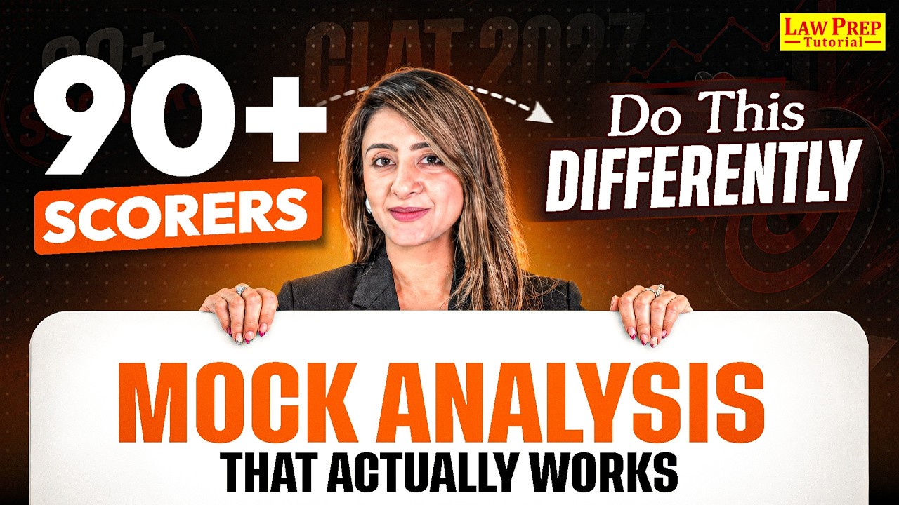 CLAT 2027 Mock Analysis: How to Turn Your Score Into a Top Rank 🚀 | CLAT Mock Autopsy