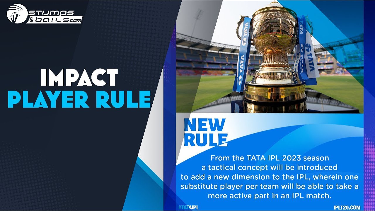 What is an Impact Player Rule? | Impact Player Rule In IPL 2023