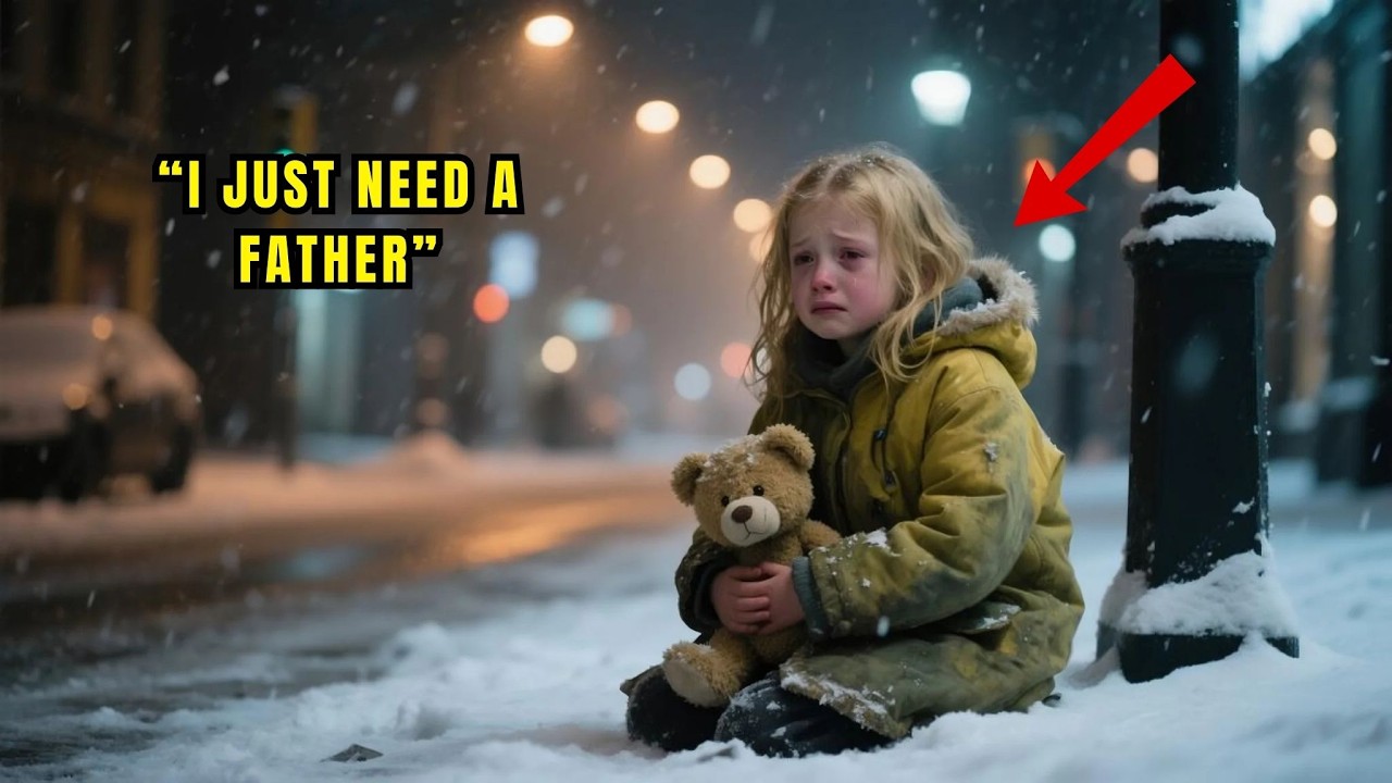 I just need a father  the poor little girl said to the billionaire, causing him to burst into tears