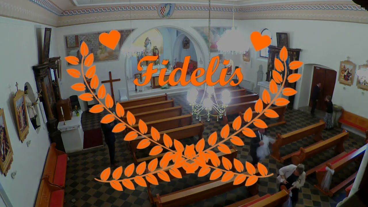 FIDELIS - Obred (misa) vjenčanja u crkvi kroz 8 pjesama - GORNJA RIJEKA