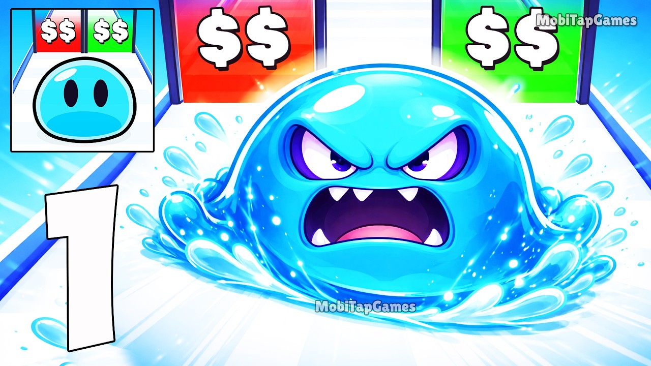 🟢 Slime Run Race - Gameplay Walkthrough - Slime Racing Adventure (iOS, Android)