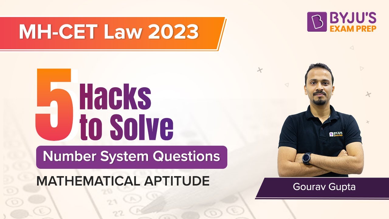 5 Hacks to Solve Number System Questions | MH-CET Law 2023 Maths Preparation #mhcetlawexam