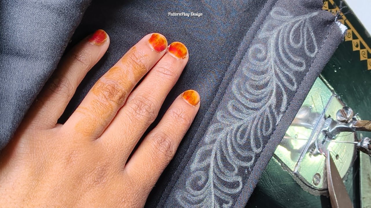 Elegant & Easy Salwar Mohri Design Tutorial #mohridesign #patternplaydesigns #viral 