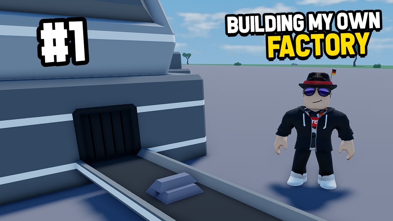 Building My FIRST Setup in Roblox Build Your Factory Tycoon!! 🏭