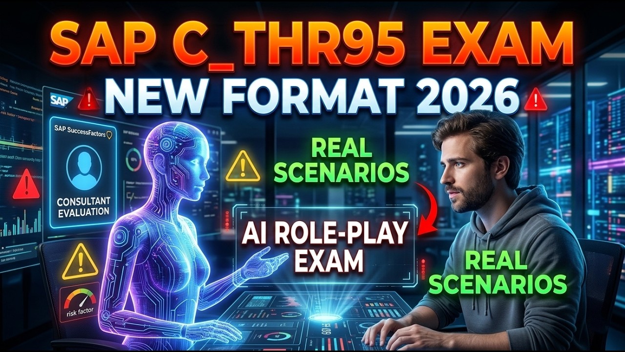 SAP C_THR95 New Exam Format 2026 ⚠️ SAP SuccessFactors AI Role-Play Scenarios Explained