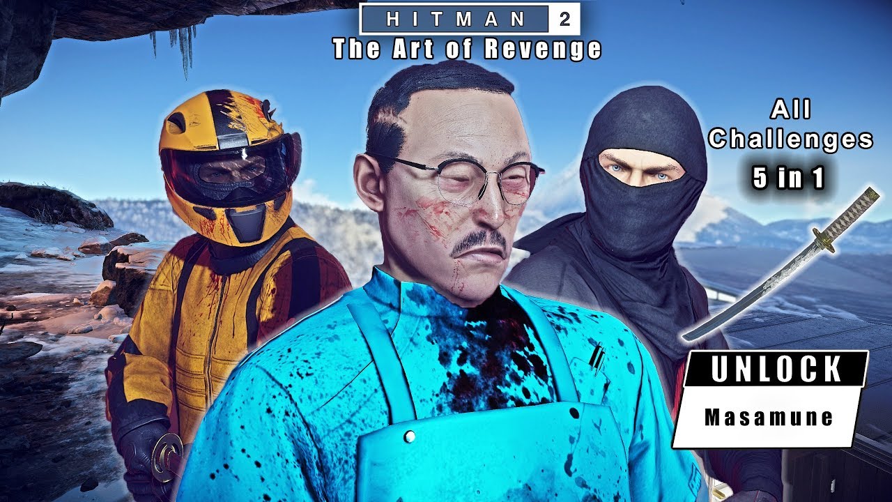 HITMAN 2 - The Art of Revenge - All in One Challenges | Silent Assassin