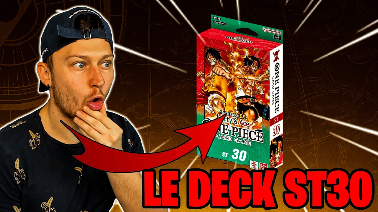 Le nouveau deck ST30 Luffy & Ace | One Piece Card Game