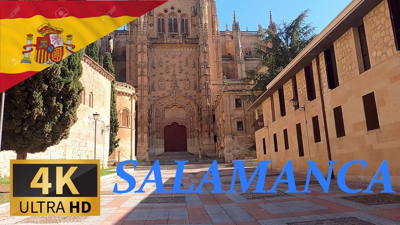 DRIVING SALAMANCA, Провинция Саламанка, Кастилия и Леон, ИСПАНИЯ I 4K 60fps