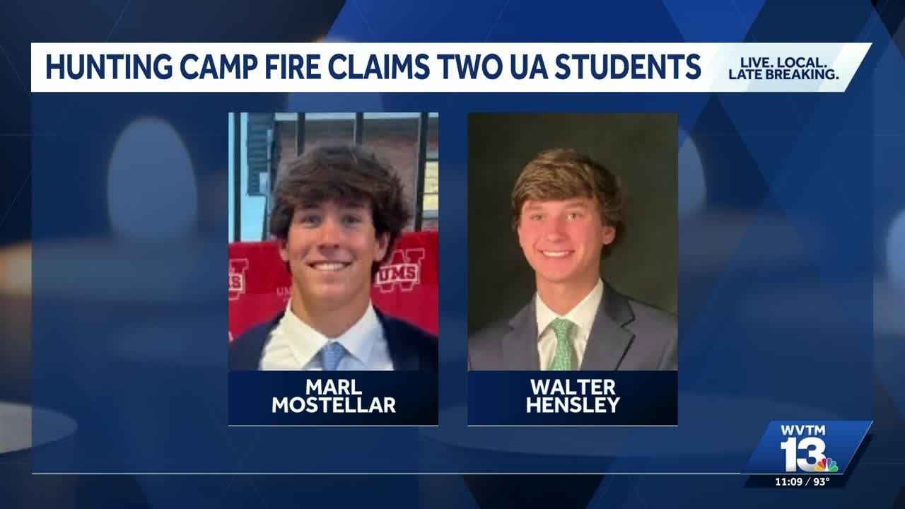 2 University of Alabama students killed in Conecuh County fire