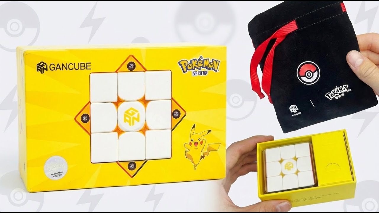 GAN 356 ME Pokémon Yellow | Unboxing & First Turns