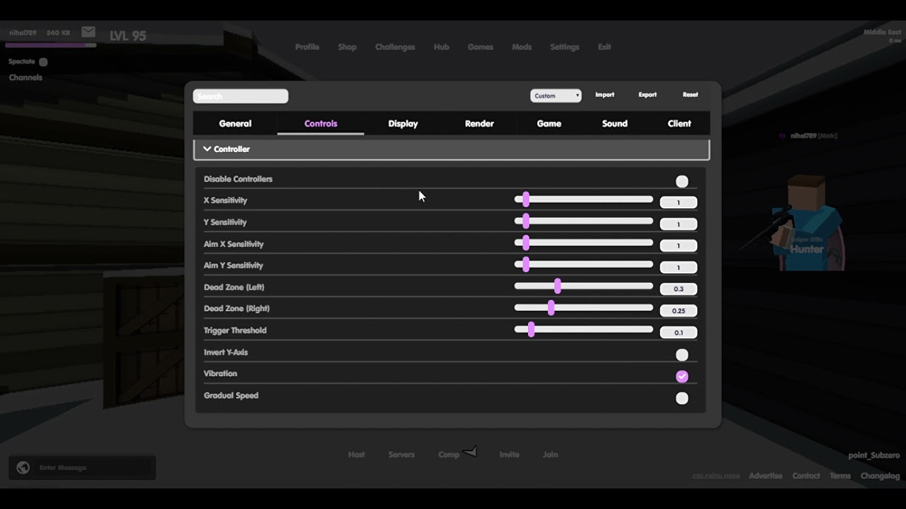 *BEST* krunker settings | may updated | krunker.io