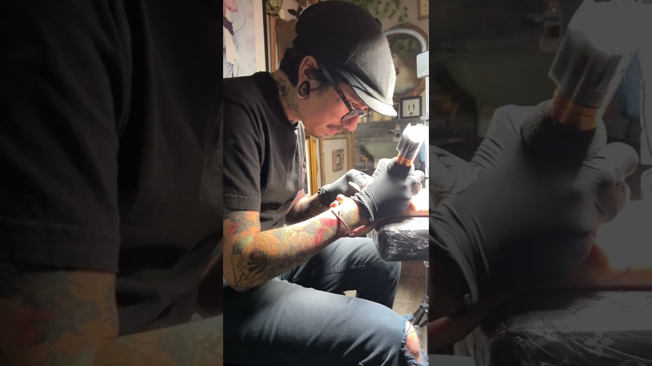 Devin Mena using Pink Ointment | INK-EEZE
