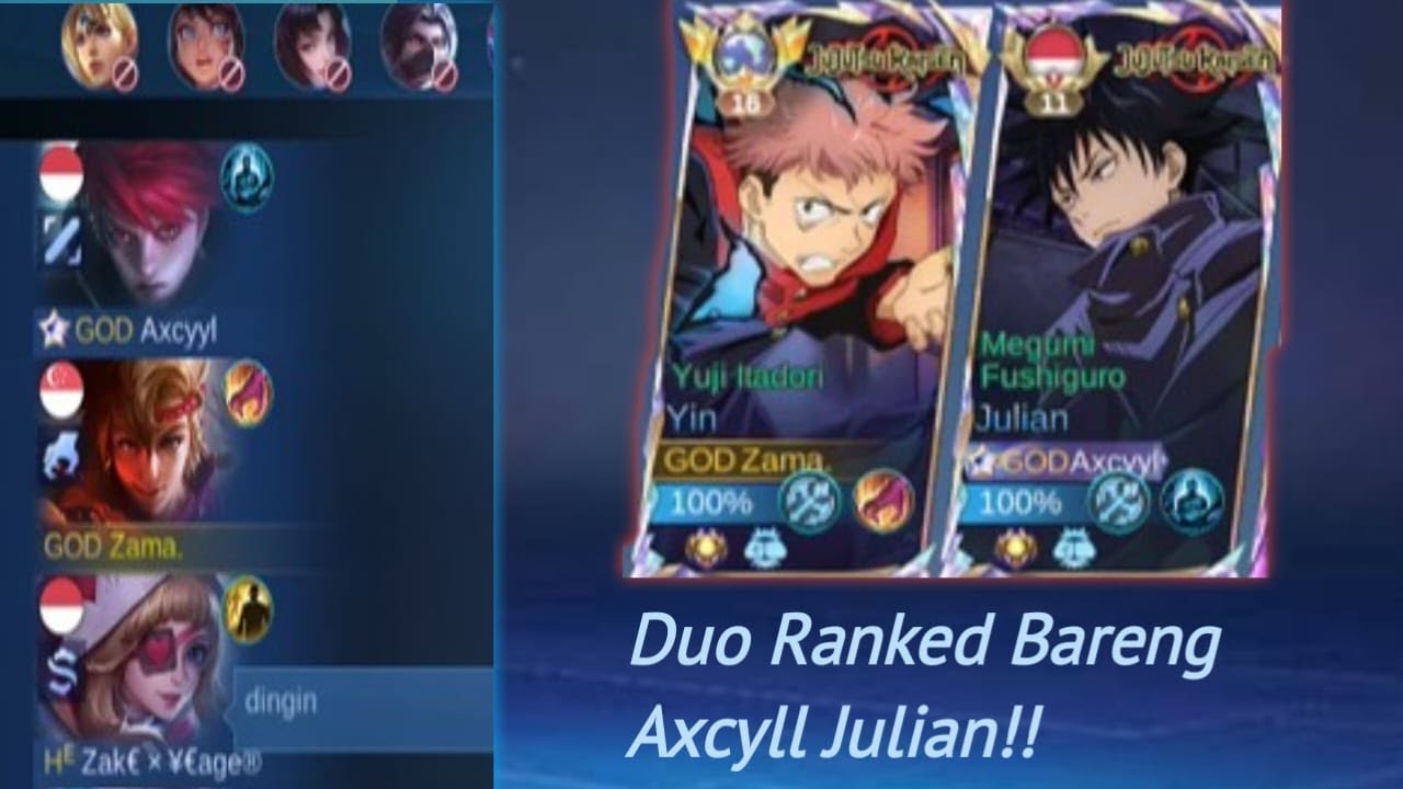 Nyobain Duo Ranked Dgn Top Global Rahmad Season 1! Combo Gajah, Elang, dan Serigalanya Terlalu OP!