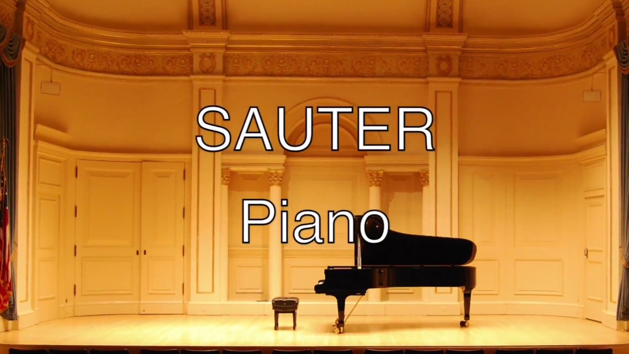 SAUTER PIANO! - CEO Otto Hott!! German piano SINCE 1819 🎹🎶
