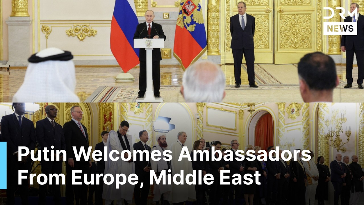 BREAKING NEWS: Russia&rsquo;s Putin Hosts Major Diplomatic Ceremony at Grand Kremlin Palace | AC1G