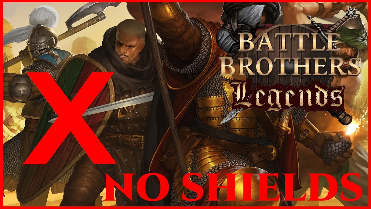 My Face Is My Shield - Battle Brothers: Legends Livestream (NO SHIELDS)
