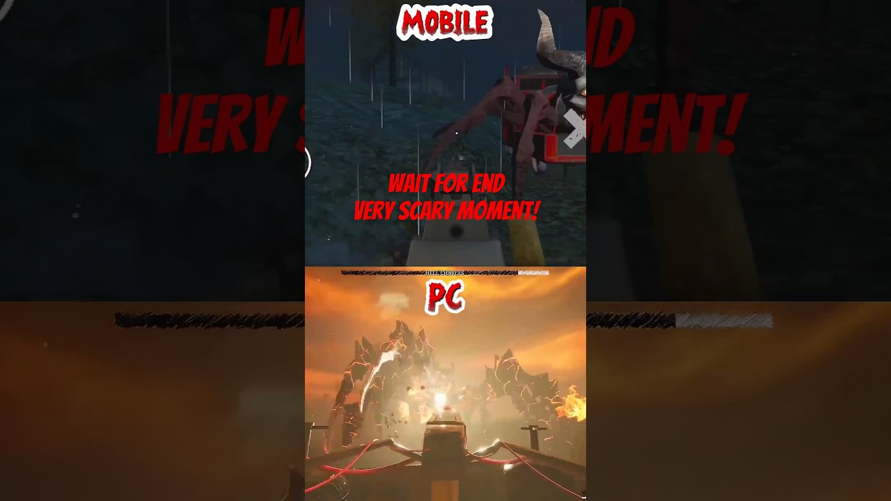 Choo Choo Charles 😱 Mobile vs PC | Kaun Zyada Darawna? 