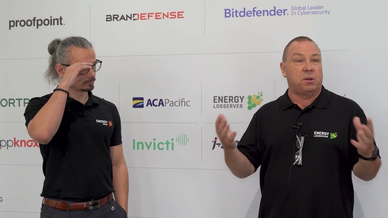 David Beck, Territory Manager & Szymon Cwieka, Channel Partner, Community Manager,  ENERGY LOGSERVER