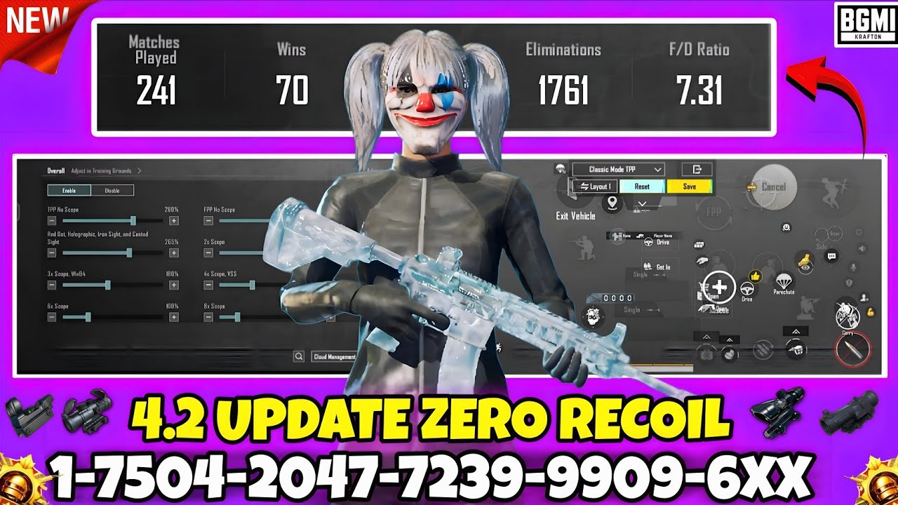 🔥Bgmi sensitivity settings 2026 🥵 | Bgmi best sensitivity settings 😱| Zero recoil sensitivity bgmi