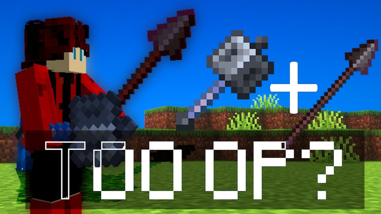 How to Use the Spear in Mace PvP! (Too OP)
