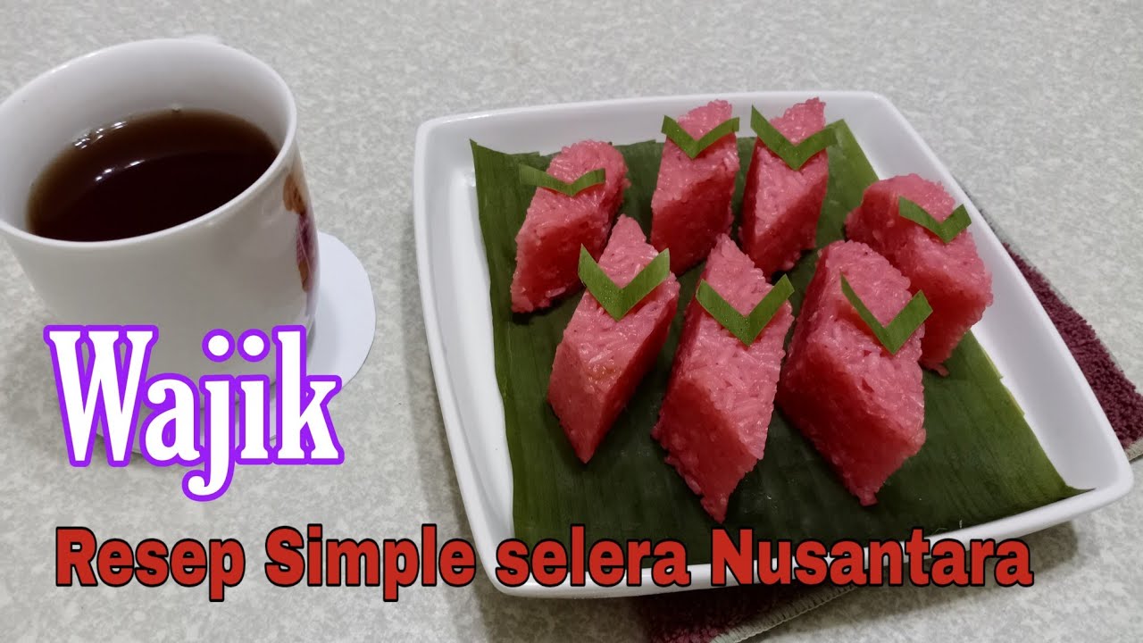 Cara Membuat Wajik Ketan Anti Gagal