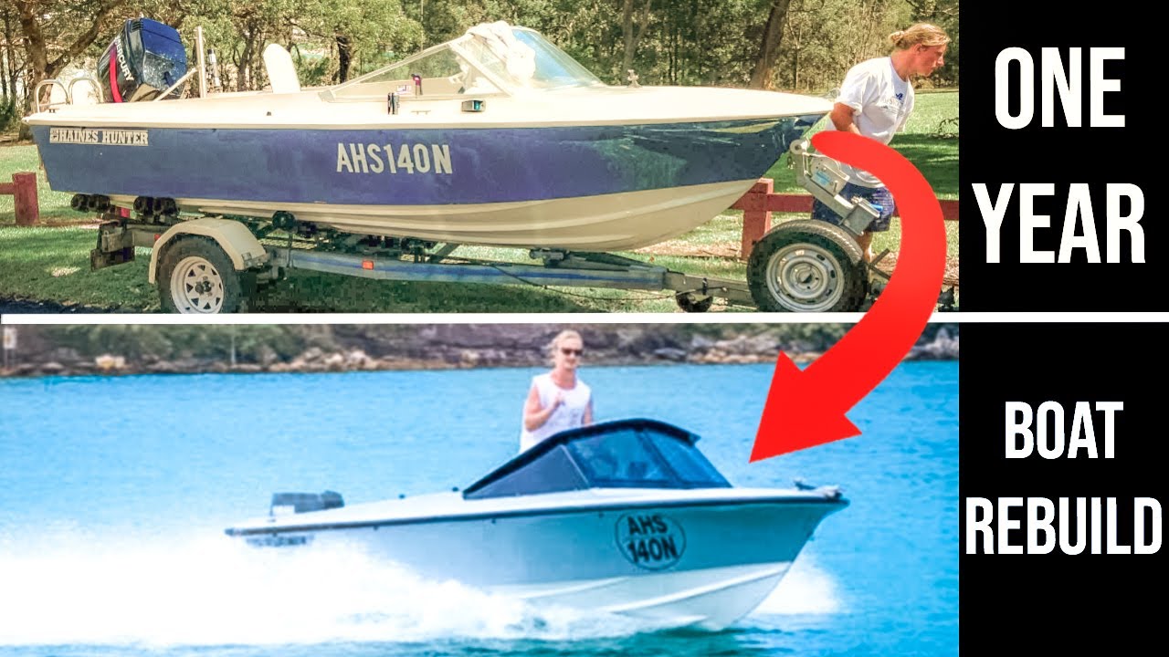 Old Boat Restoration - START to FINISH!