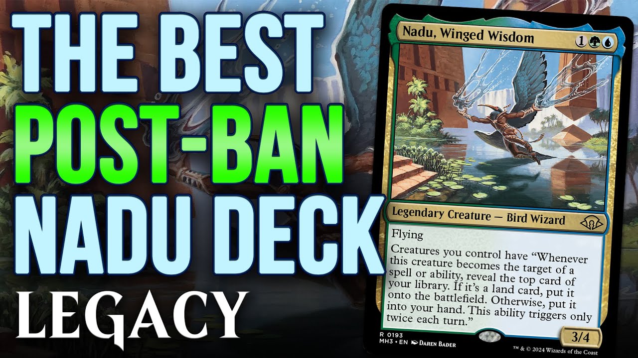 The BEST POST-BAN Nadu deck! Legacy Cephalid Breakfast + Nadu, Winged Wisdom | Magic: The Gathering