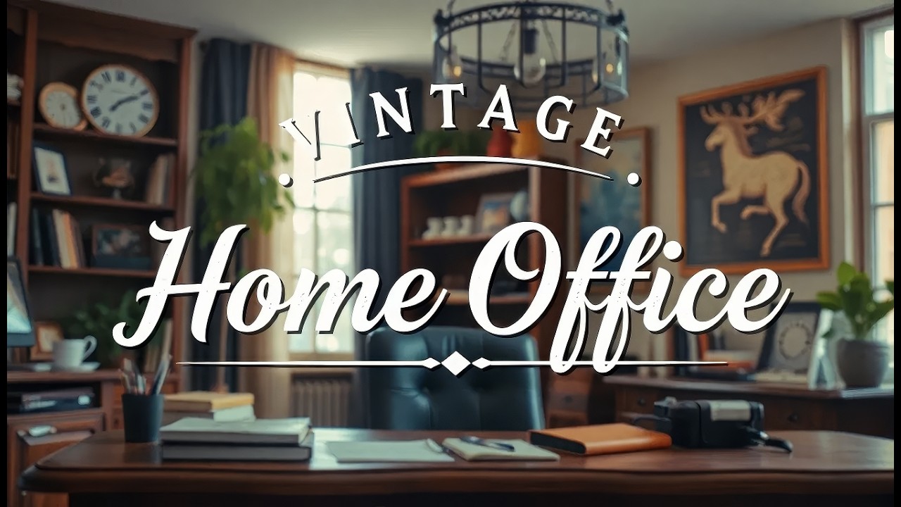 Vintage Home Office Decor Ideas | Create a Classic Workspace Style