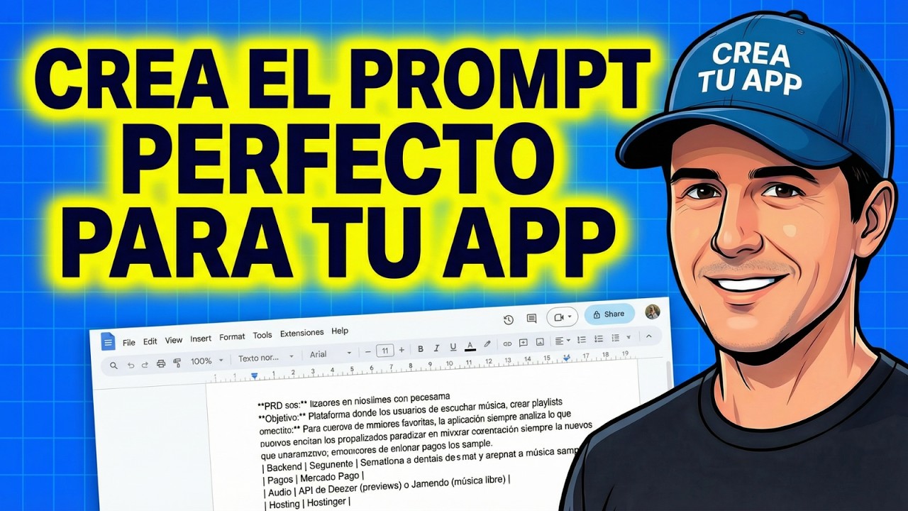 Cómo crear el prompt perfecto para tu app (copia mi método)