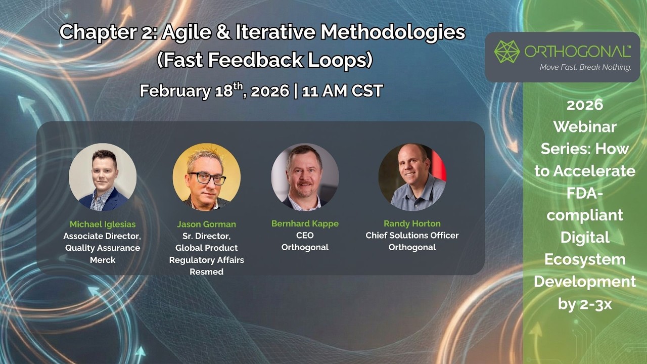 Agile & Iterative Methodologies (Fast Feedback Loops) Webinar
