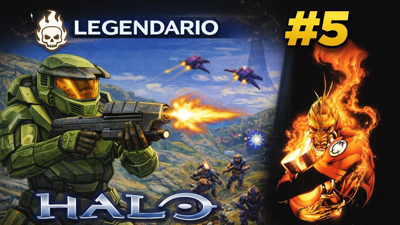 HALO 1 PERO EN LEGENDARIO (Ataque a la sala de control)