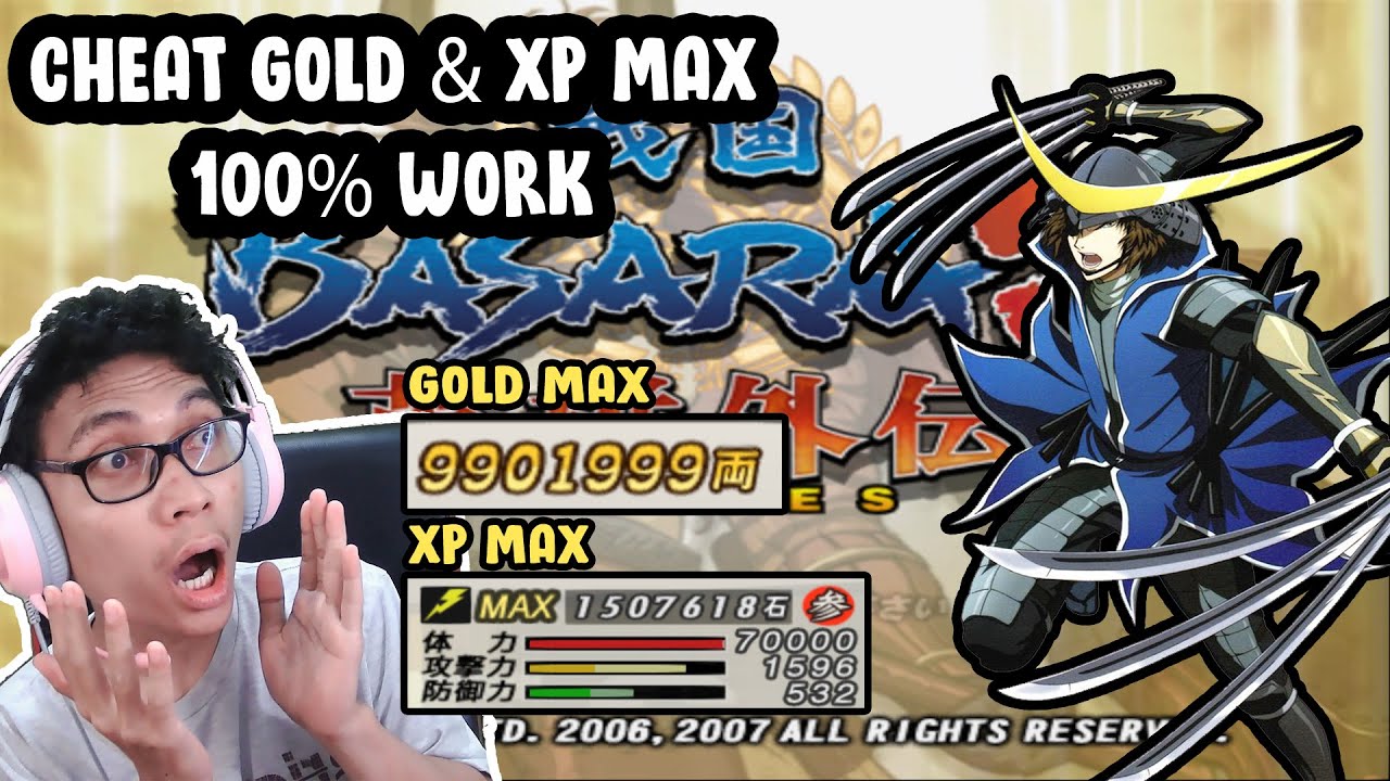 CHEAT GOLD/UANG & XP BASARA 2 PC (PS2) 100% WORK !!! || BASARA 2 HEROES